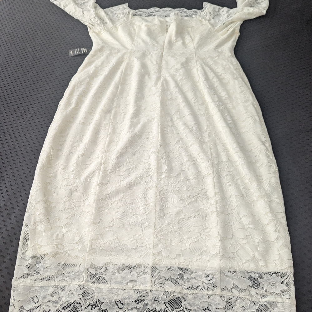Bodycon White Dress Torrid - Picture 11 of 13